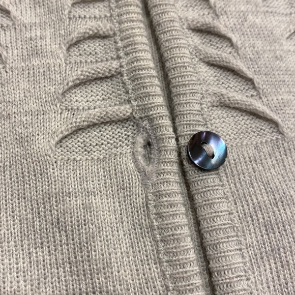 Guido Pisani Italy Gray Sweater Set Wool Blend Large - Picture 11 of 14